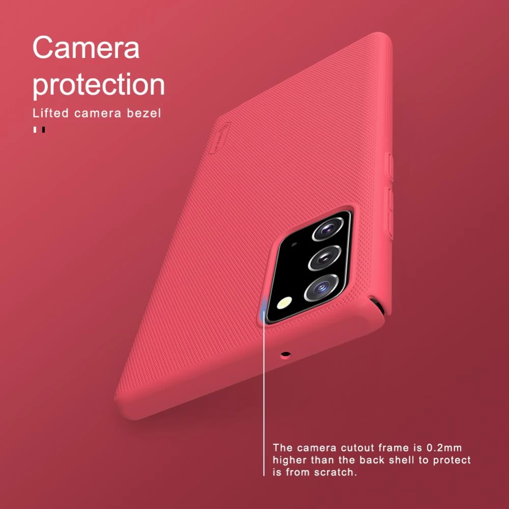 Samsung Galaxy Note 20 dėklas Juoda Nillkin Super Frosted Shield