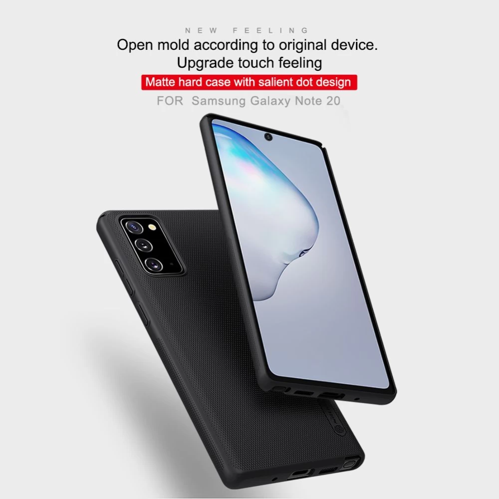 Samsung Galaxy Note 20 vāciņš sarkans Nillkin Super Frosted Shield