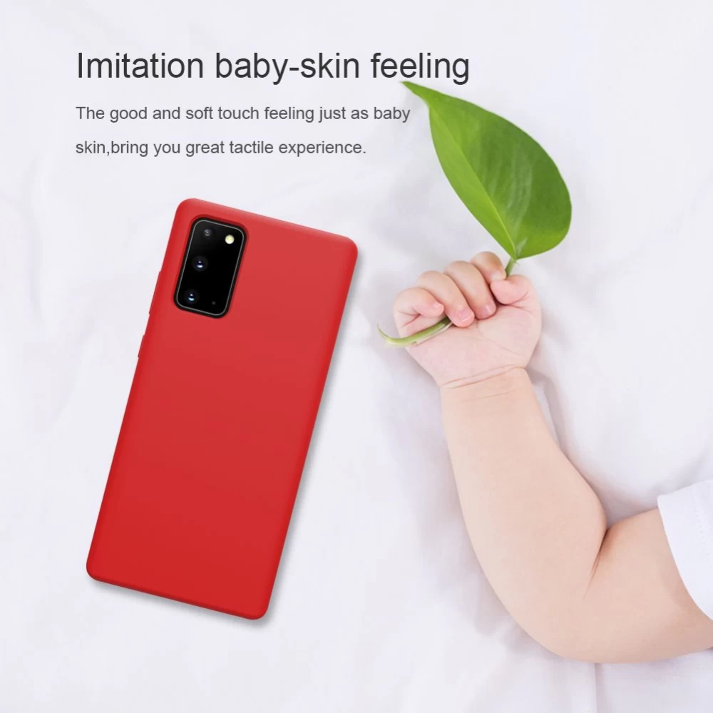 Samsung Galaxy Note 20 чехол красный Nillkin Flex Pure