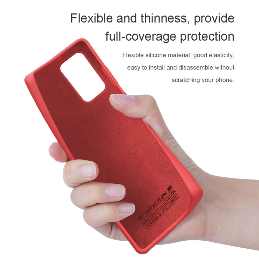 Samsung Galaxy Note 20 чехол красный Nillkin Flex Pure