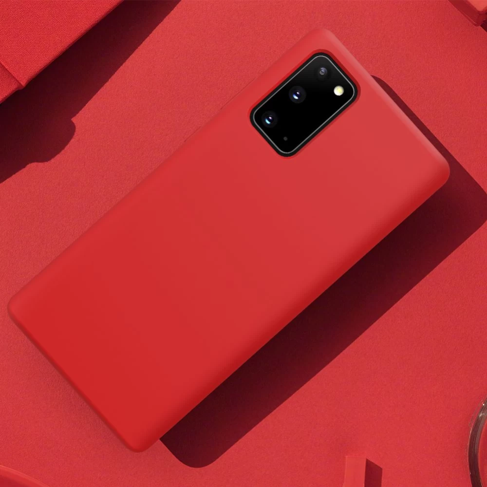 Samsung Galaxy Note 20 чехол красный Nillkin Flex Pure