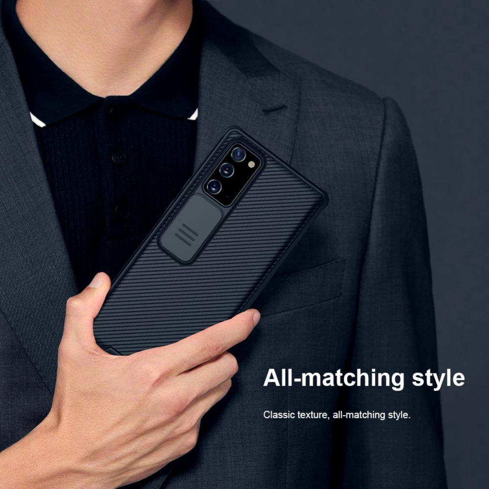 Samsung Galaxy Note 20 vāciņš zaļš Nillkin CamShield Pro