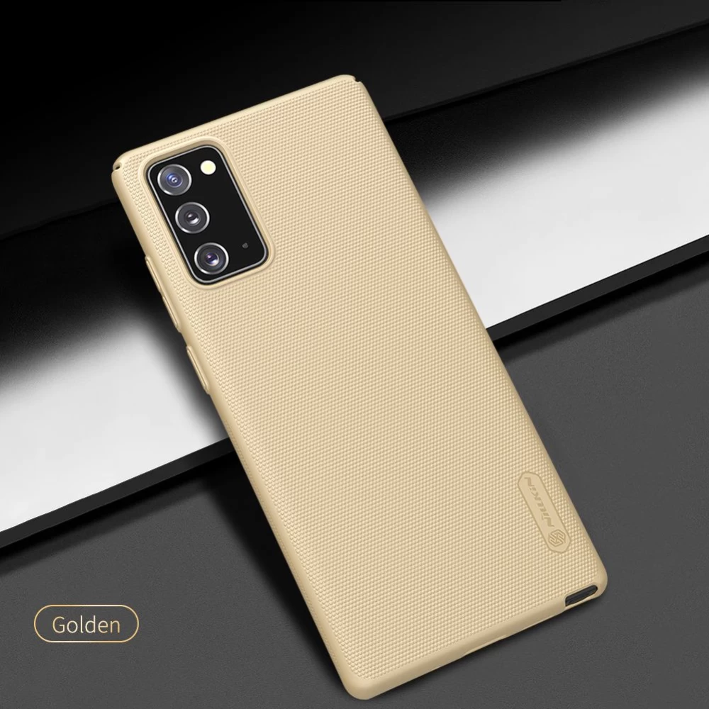 Samsung Galaxy Note 20 dėklas auksinis Nillkin Super Frosted Shield