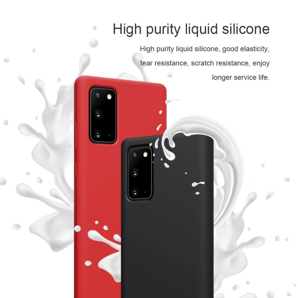 Samsung Galaxy Note 20 dėklas mėlyna Nillkin Flex Pure