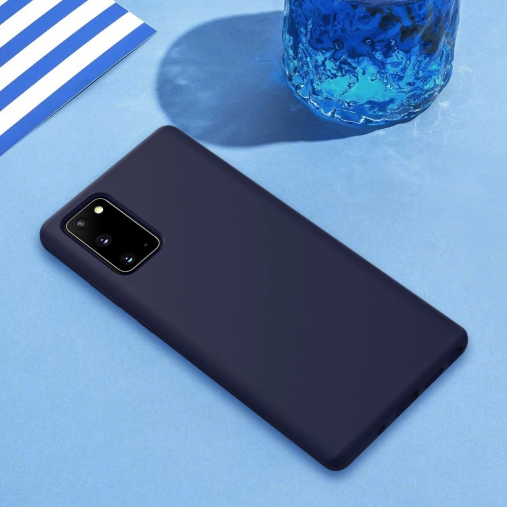 Samsung Galaxy Note 20 dėklas mėlyna Nillkin Flex Pure