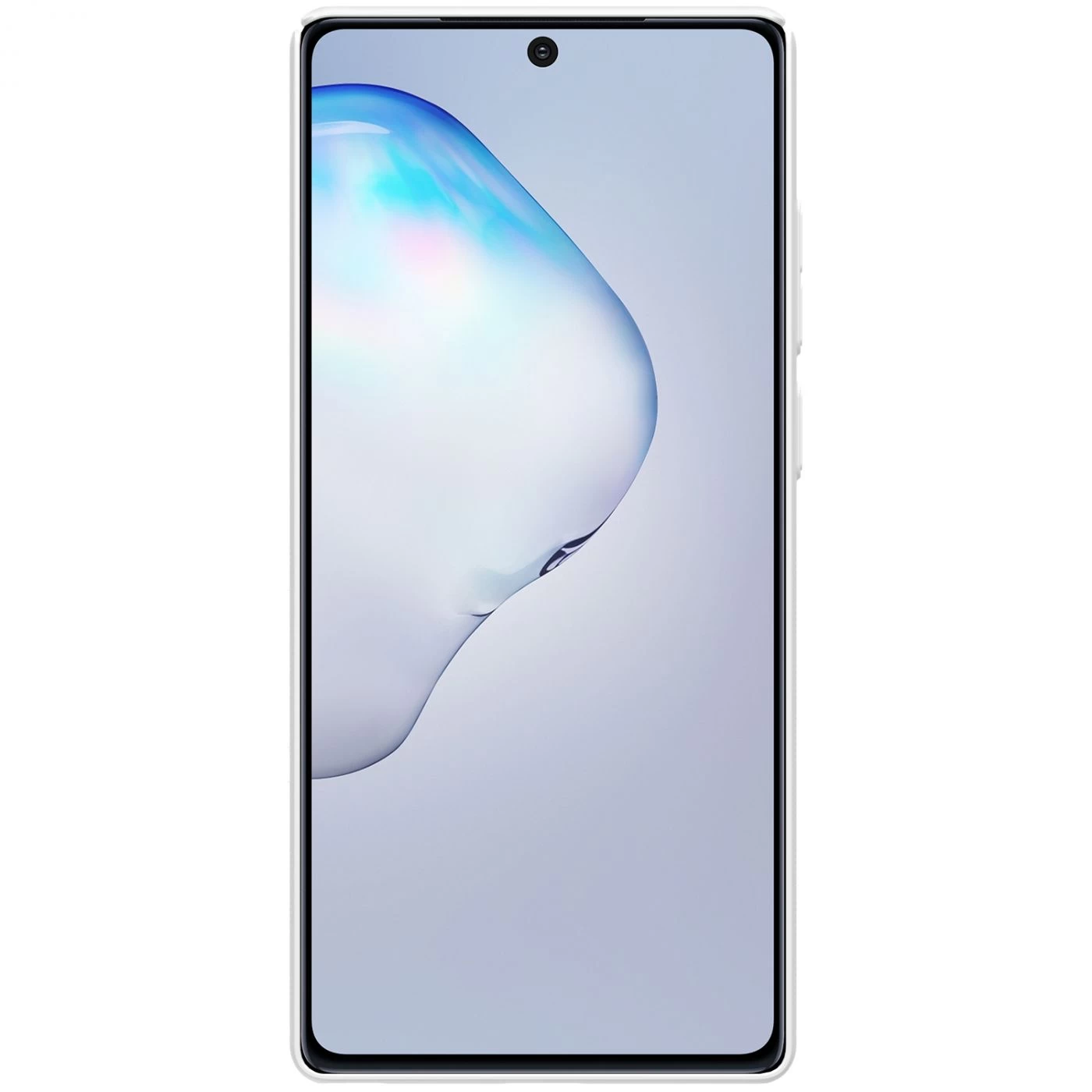 Samsung Galaxy Note 20 dėklas baltas Nillkin Super Frosted Shield