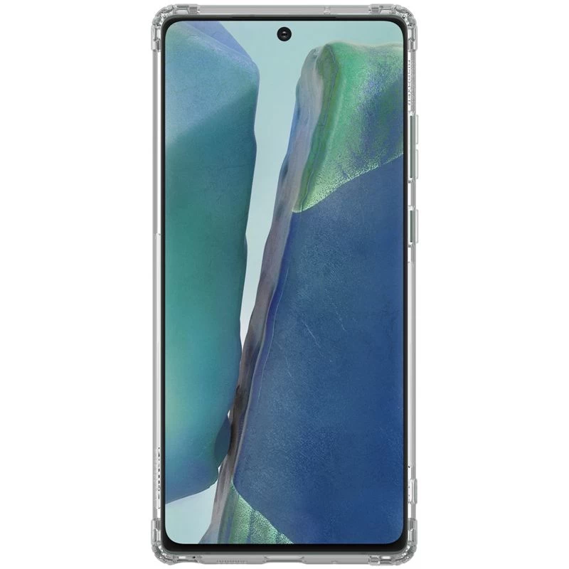 Samsung Galaxy Note 20 dėklas skaidrus pilkas Nillkin TPU