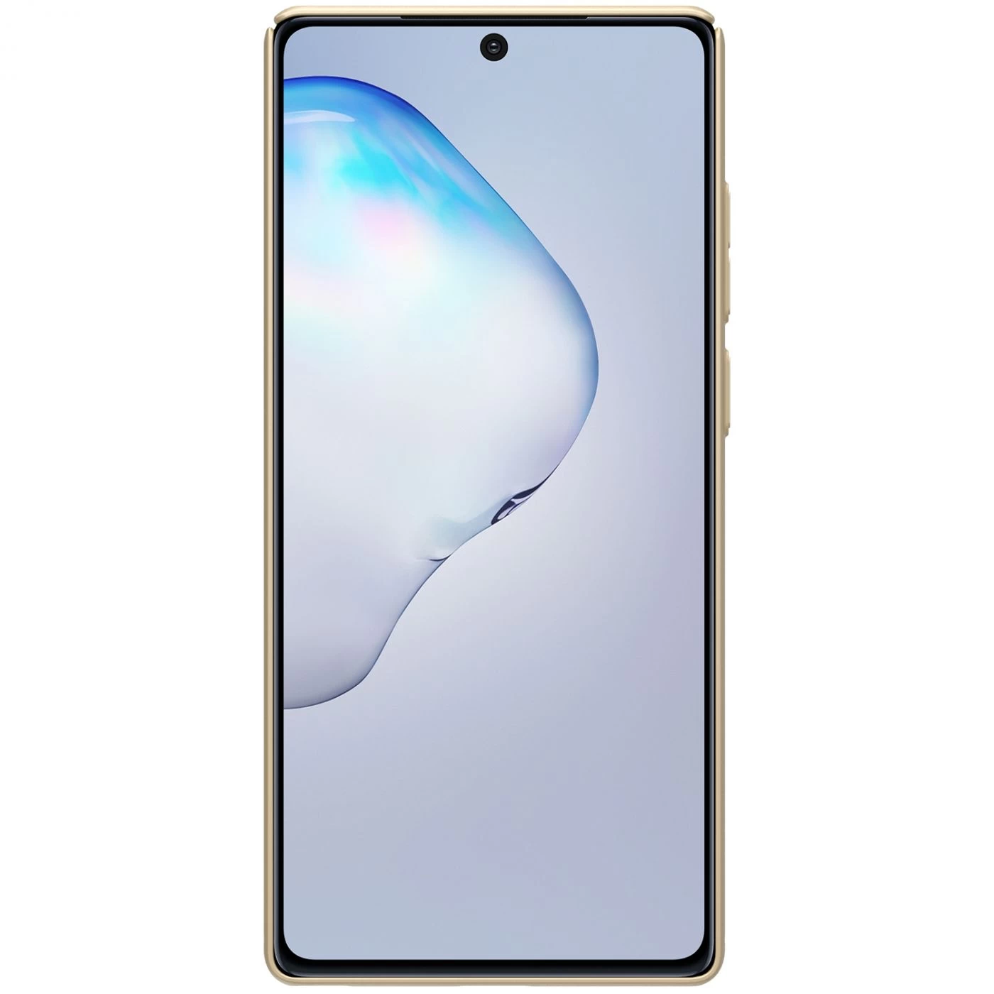 Samsung Galaxy Note 20 dėklas auksinis Nillkin Super Frosted Shield
