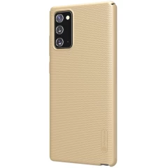 Samsung Galaxy Note 20 dėklas auksinis Nillkin Super Frosted Shield 