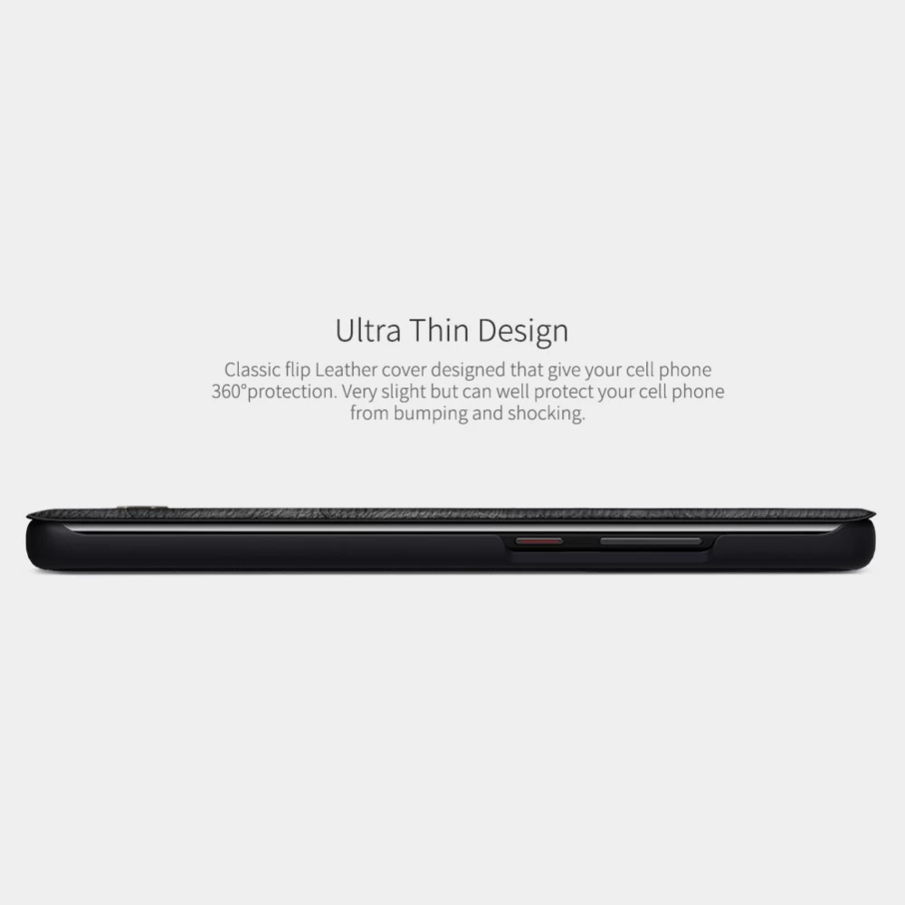 Huawei P40 Pro Plus чехол коричневый Nillkin Qin Leather
