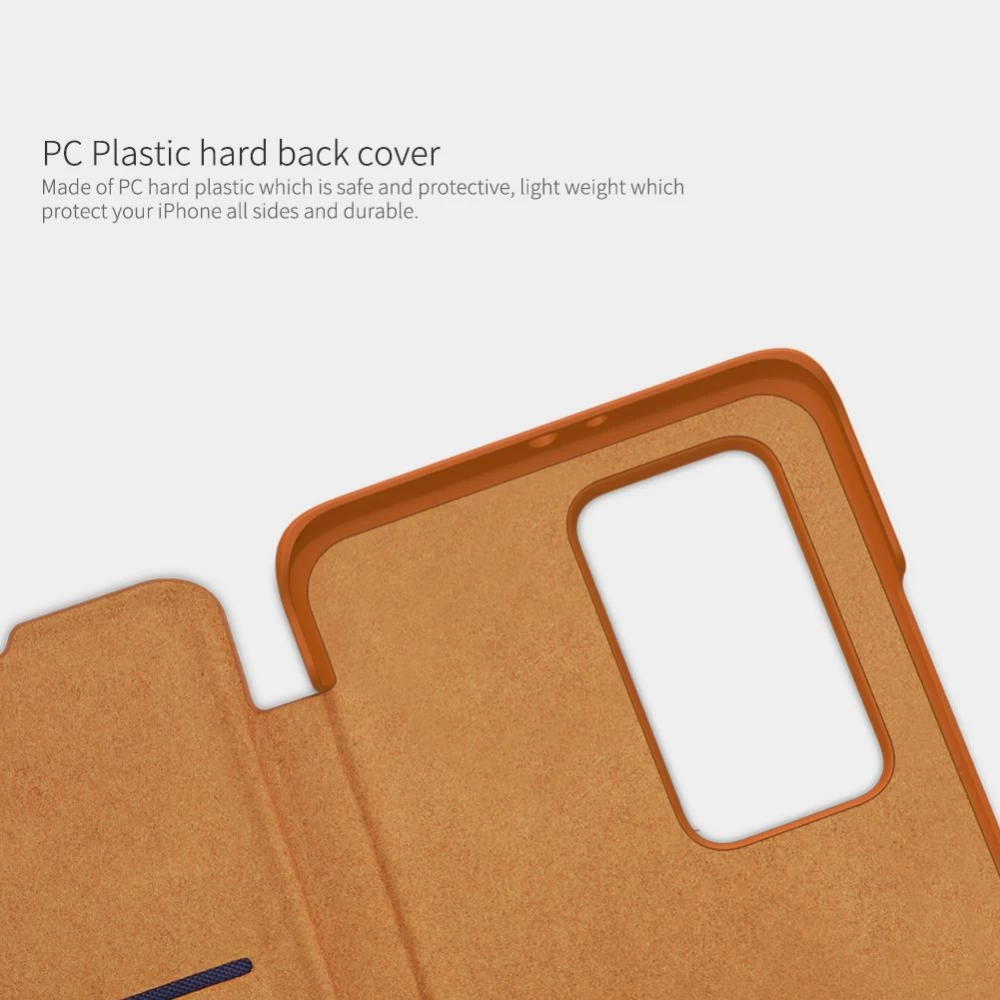 Huawei P40 Pro Plus чехол коричневый Nillkin Qin Leather