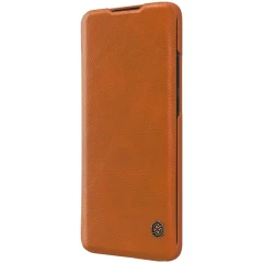 Huawei P40 Pro Plus чехол коричневый Nillkin Qin Leather 
