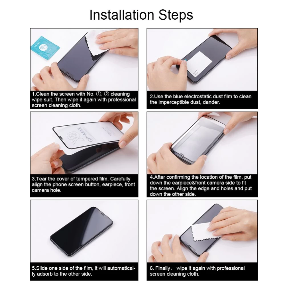 Oppo Realme 6 защитное стекло  Nillkin CP+PRO Tempered Glass OPPO