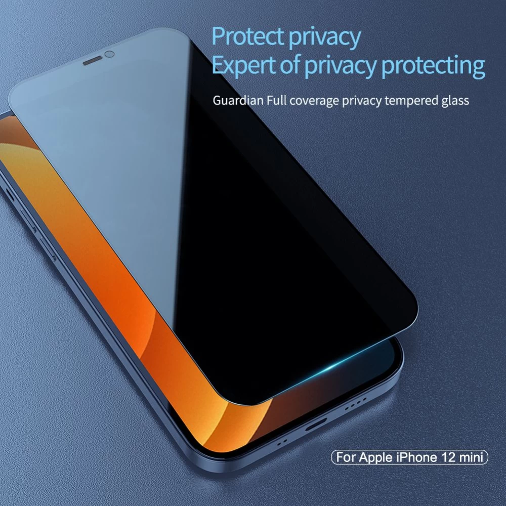 Apple iPhone 12 Mini kaitseklaas  Nillkin Guardian Full Coverage Privacy Tempered Glass