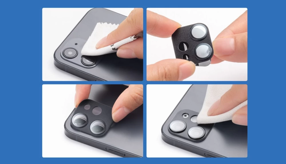 Apple iPhone 12 Mini kaitseklaas  ESR Camera Lens Protector (2 pack)