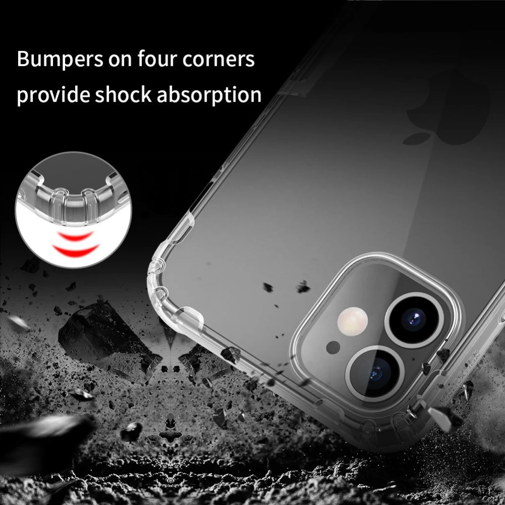 Apple iPhone 12 Mini ümbris läbipaistev Nillkin TPU