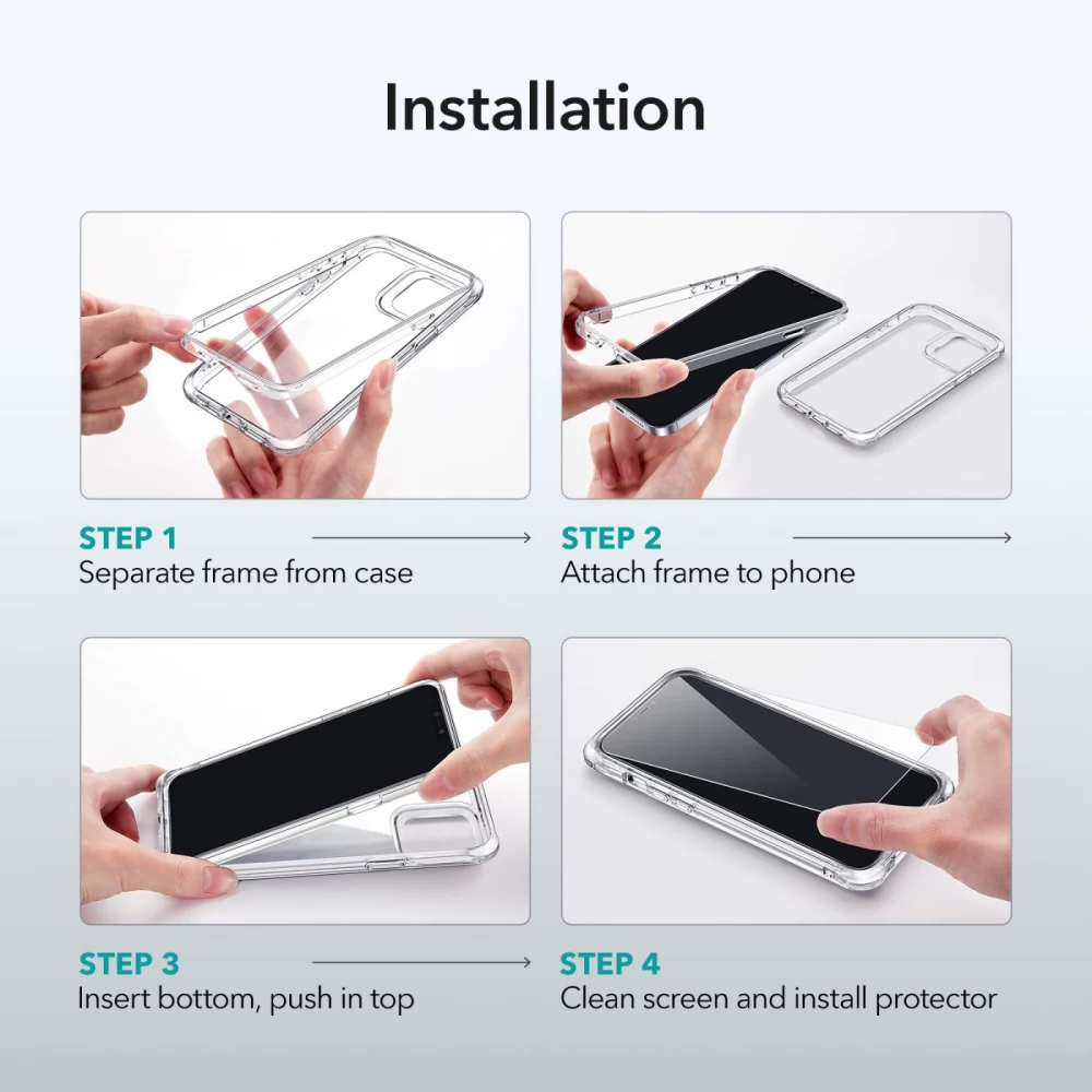 Apple iPhone 12 Mini ümbris läbipaistev ESR Alliance
