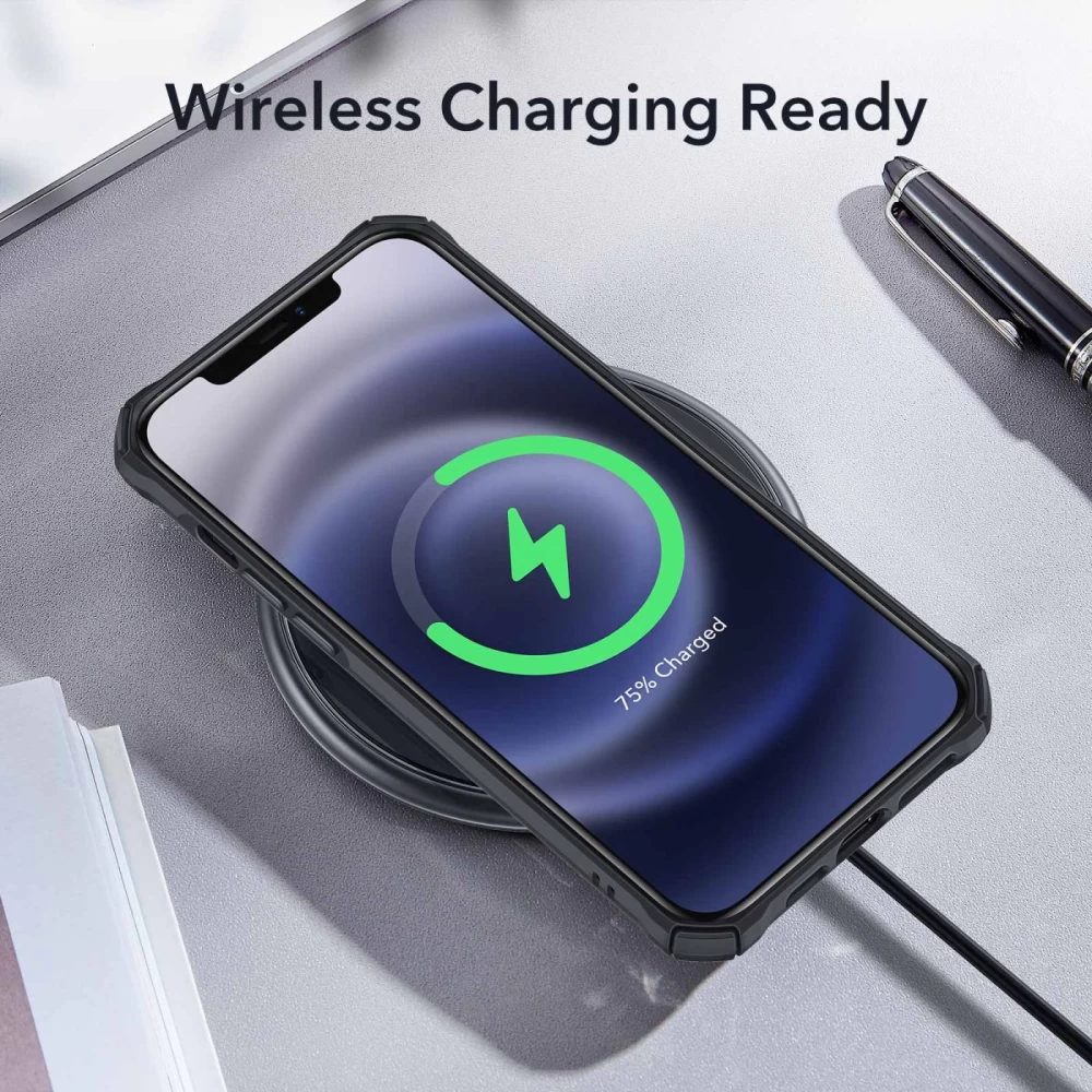 Apple iPhone 12 Mini suojakuori läpikuultava harmaa ESR Air Armor