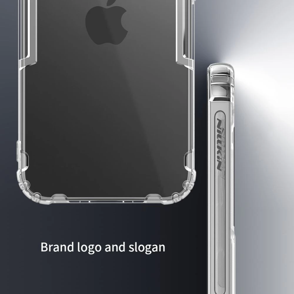 Apple iPhone 12 Mini skal genomskinlig blå Nillkin TPU