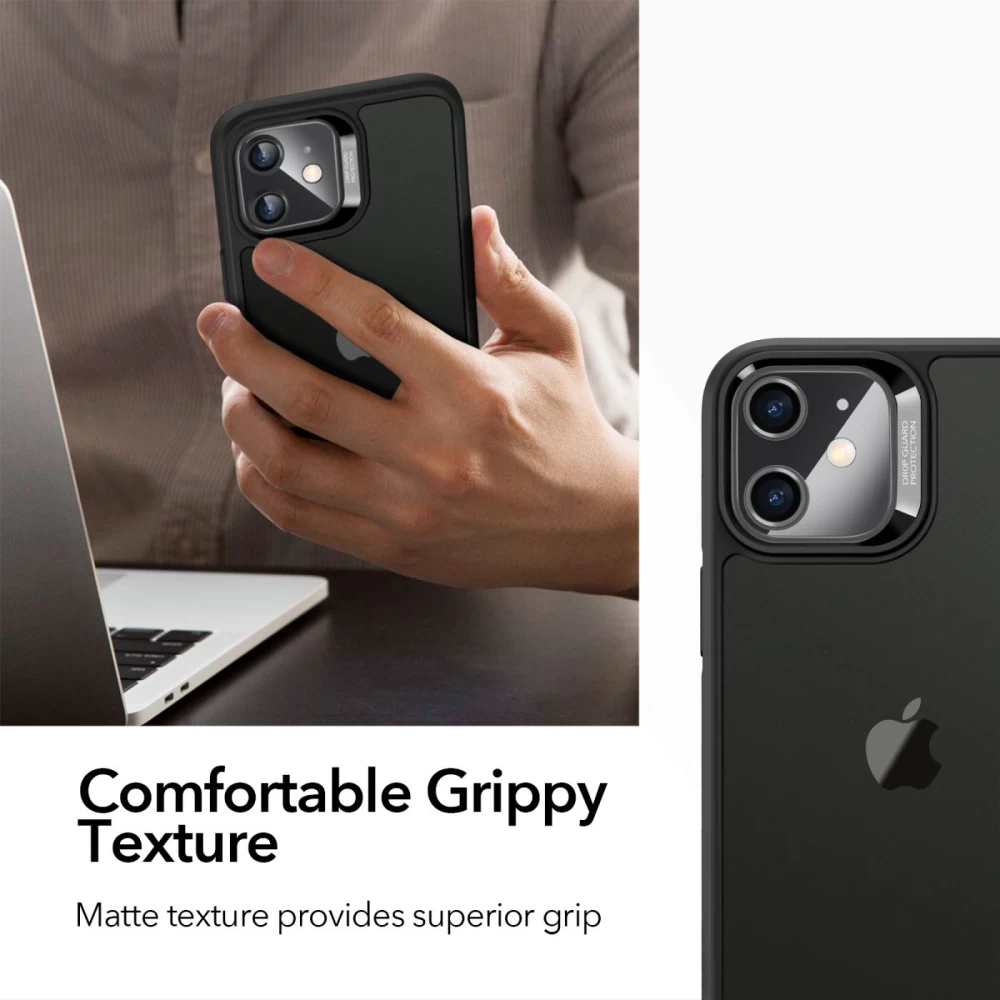Apple iPhone 12 Mini suojakuori musta ESR Ice Shield