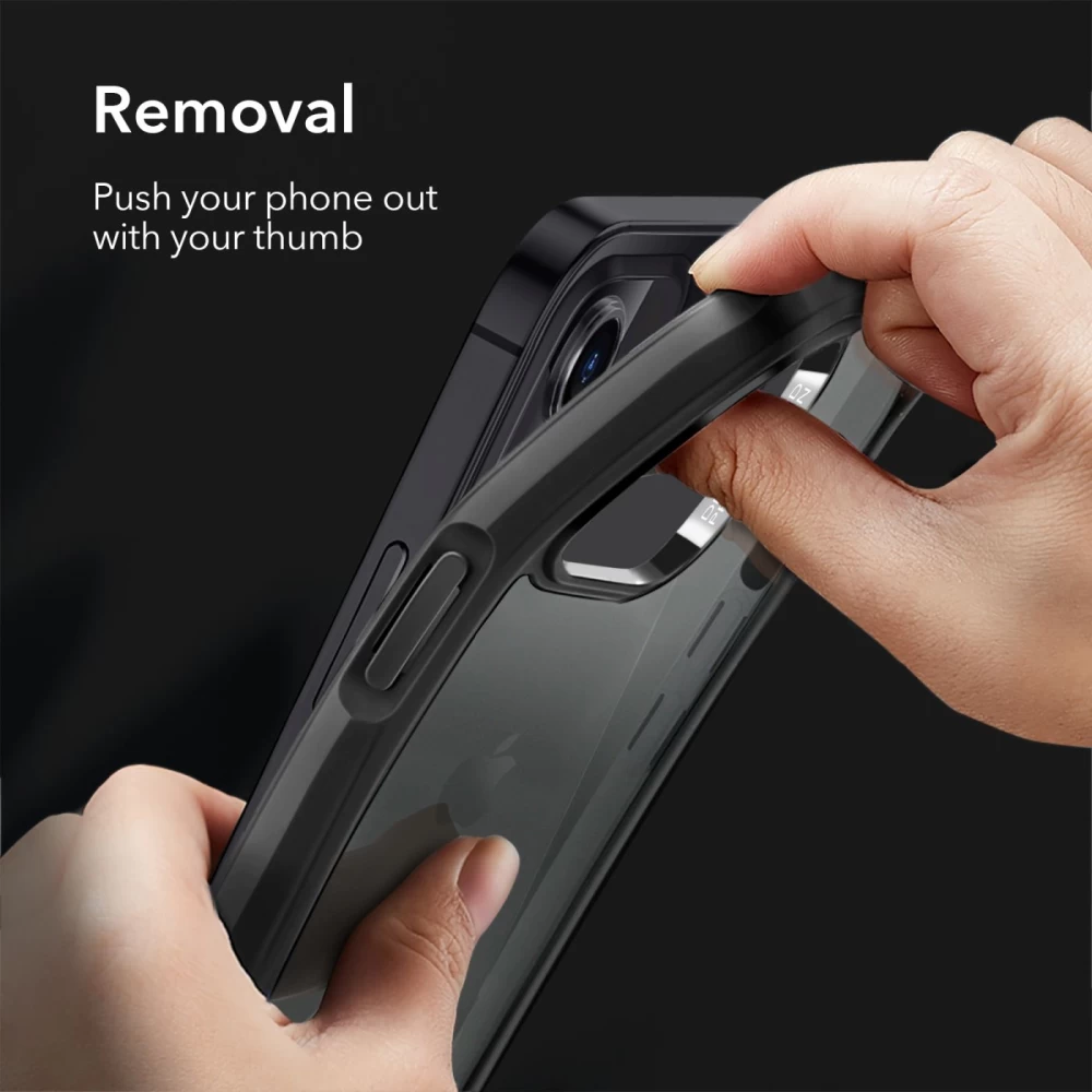 Apple iPhone 12 Mini suojakuori musta ESR Ice Shield