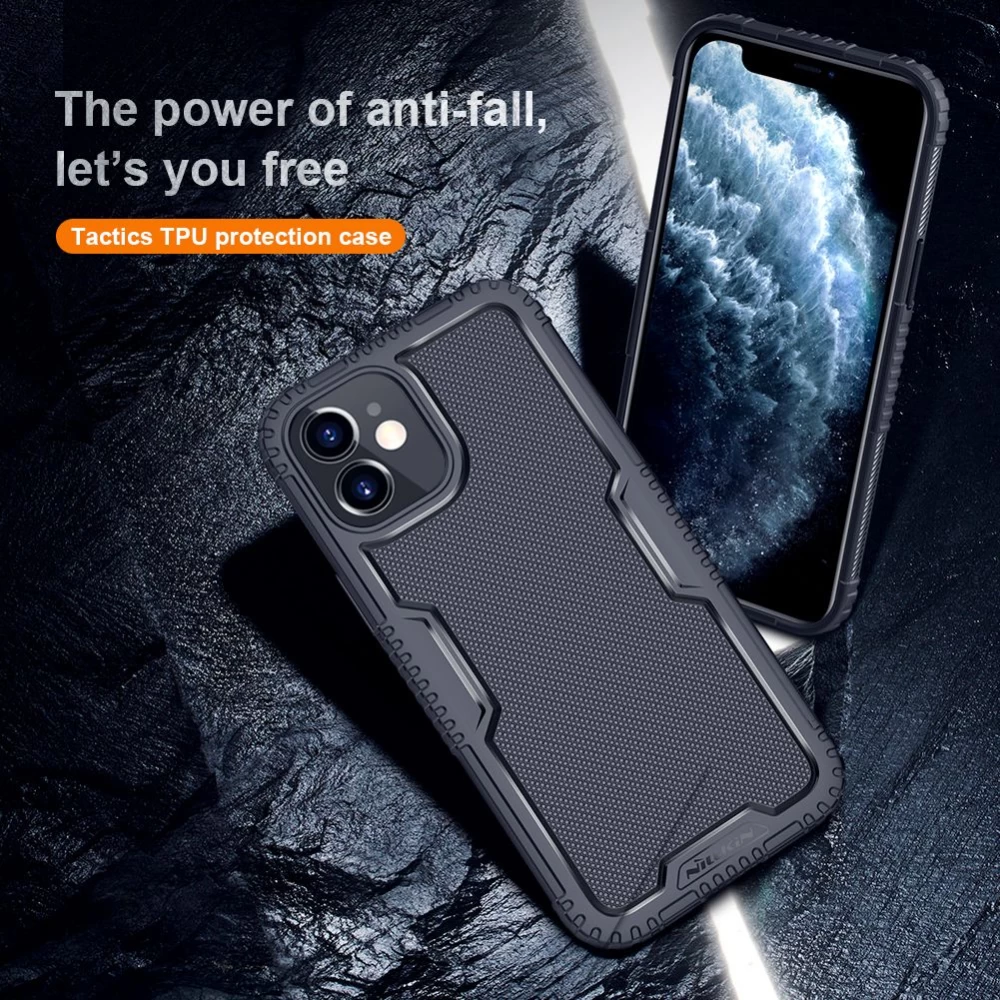 Apple iPhone 12 Mini suojakuori musta Nillkin Tactics