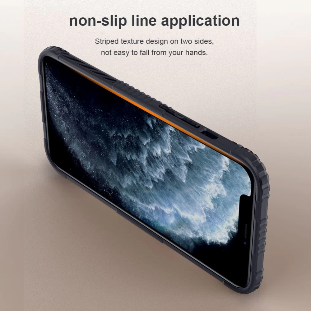 Apple iPhone 12 Mini suojakuori musta Nillkin Tactics