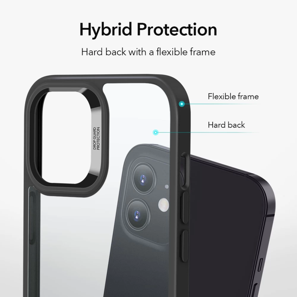 Apple iPhone 12 Mini suojakuori musta ESR Classic Hybrid