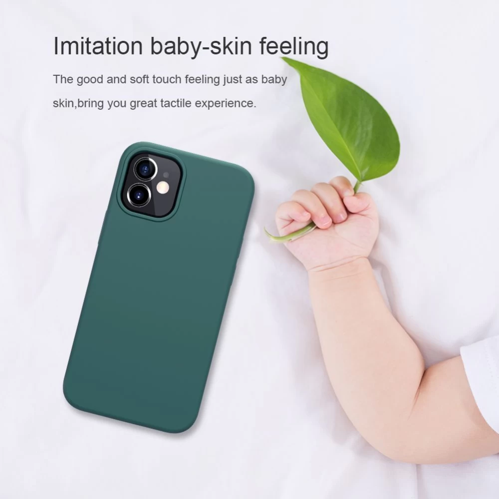 Apple iPhone 12 Mini skal röd Nillkin Flex Pure