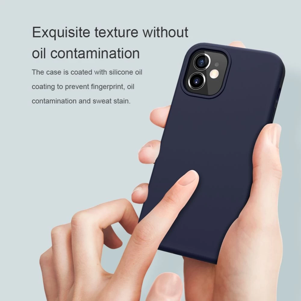 Apple iPhone 12 Mini skal röd Nillkin Flex Pure
