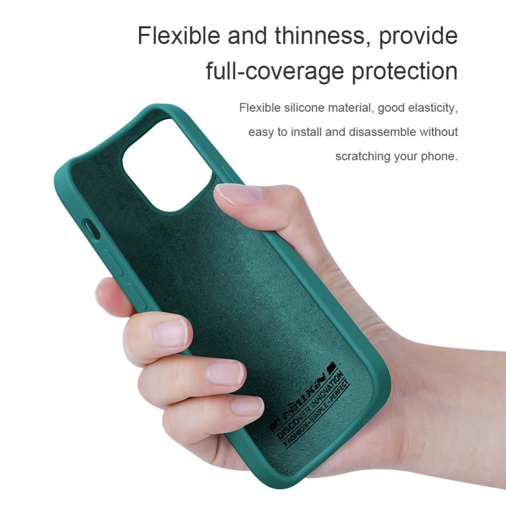 Apple iPhone 12 Mini skal röd Nillkin Flex Pure