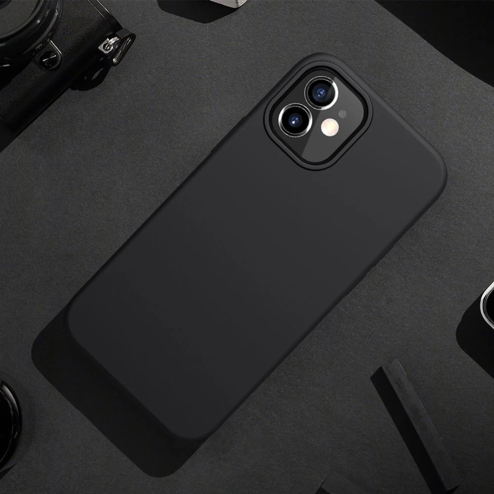 Apple iPhone 12 Mini skal röd Nillkin Flex Pure