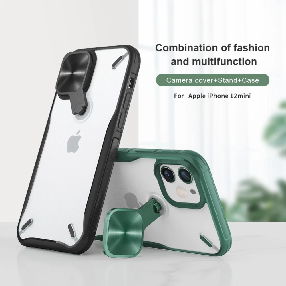 Apple iPhone 12 Mini suojakuori vihreä Nillkin Cyclops