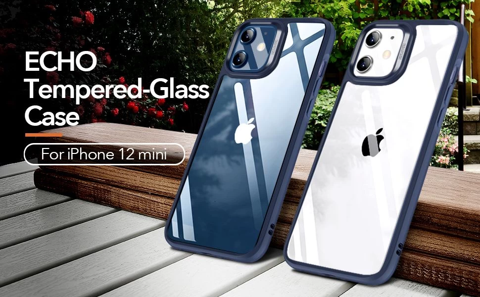 Apple iPhone 12 Mini case blue ESR Ice Shield