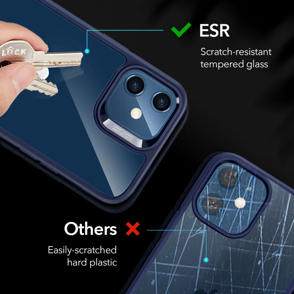 Apple iPhone 12 Mini case blue ESR Ice Shield