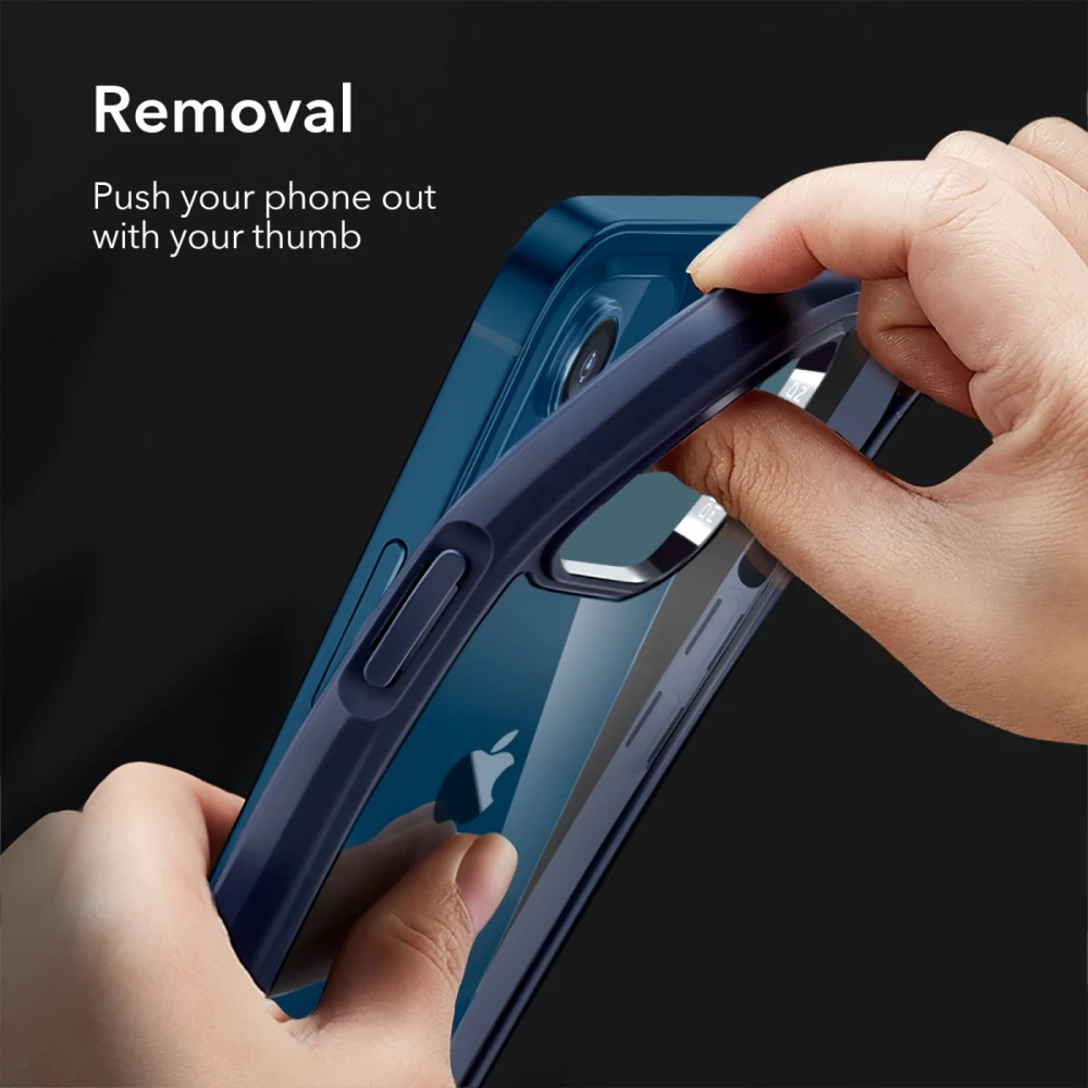 Apple iPhone 12 Mini case blue ESR Ice Shield