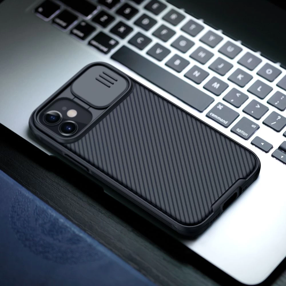 Apple iPhone 12 Mini suojakuori sininen Nillkin CamShield Pro Magnetic