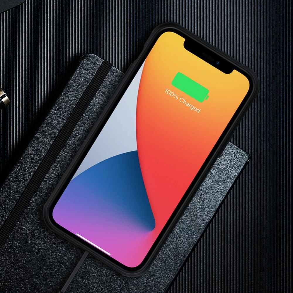 Apple iPhone 12 Mini suojakuori sininen Nillkin Super Frosted Shield Pro Magnetic