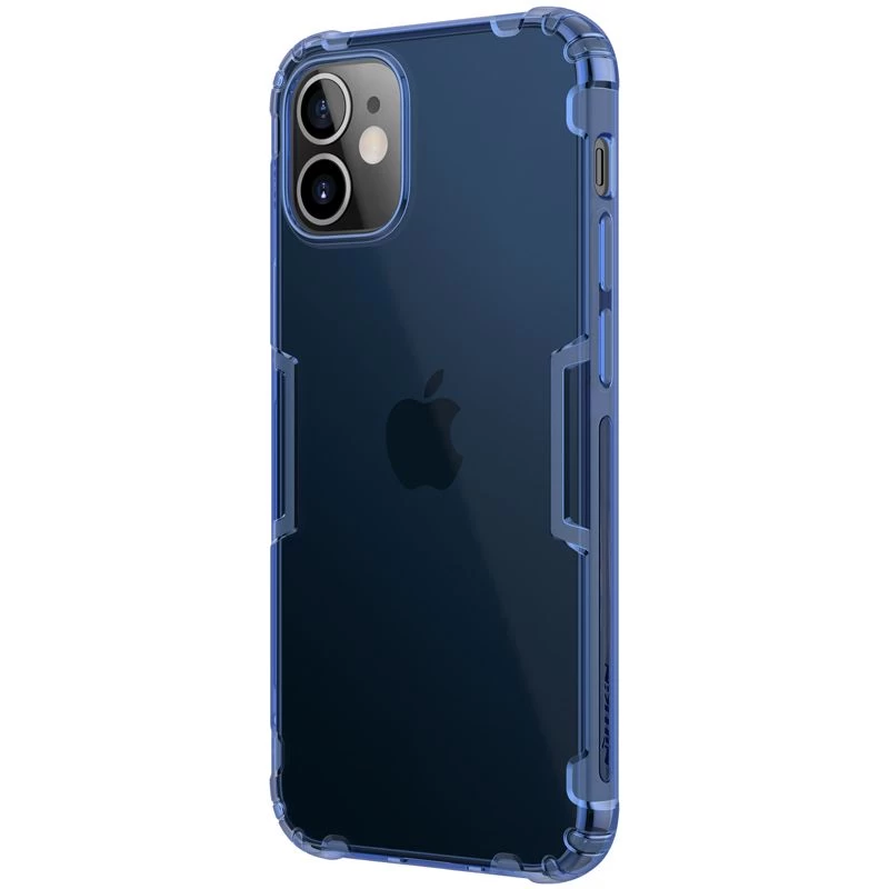 Apple iPhone 12 Mini skal genomskinlig blå Nillkin TPU