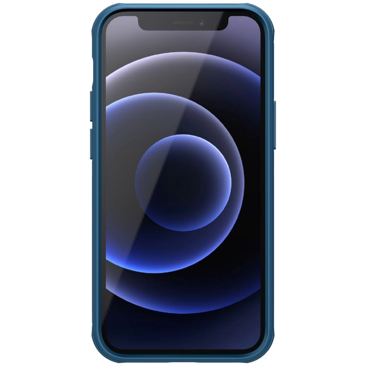 Apple iPhone 12 Mini suojakuori sininen Nillkin Super Frosted Shield Pro Magnetic