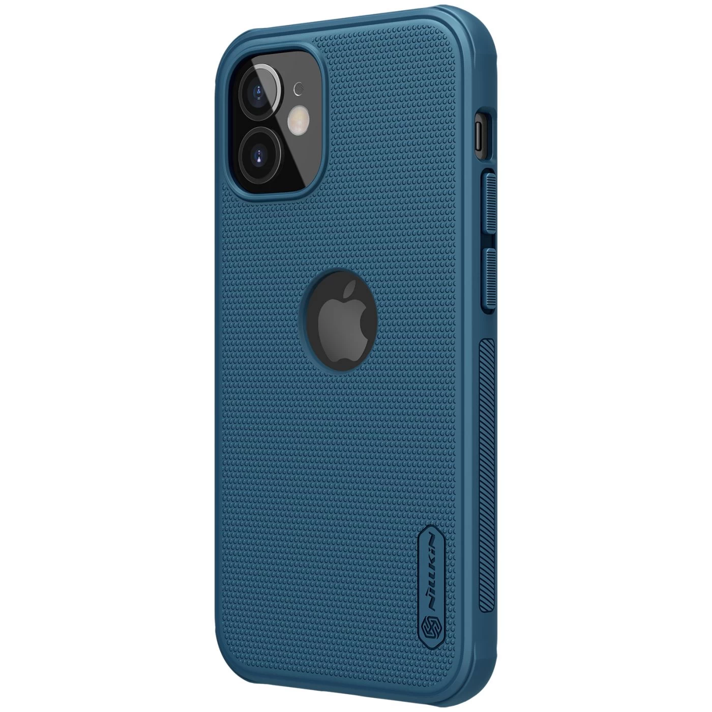 Apple iPhone 12 Mini suojakuori sininen Nillkin Super Frosted Shield Pro Magnetic