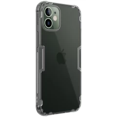Apple iPhone 12 Mini suojakuori läpikuultava harmaa Nillkin TPU 