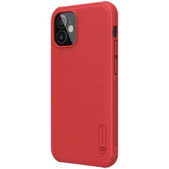 Apple iPhone 12 Mini dėklas raudonas Nillkin Super Frosted Shield Pro 