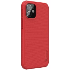 Apple iPhone 12 Mini dėklas raudonas Nillkin Super Frosted Shield Pro 