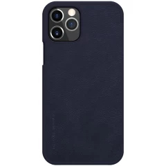 Apple iPhone 12 Mini fodral blå Nillkin Qin Leather 