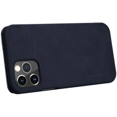 Apple iPhone 12 Mini fodral blå Nillkin Qin Leather 