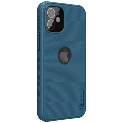 Apple iPhone 12 Mini suojakuori sininen Nillkin Super Frosted Shield Pro Magnetic 