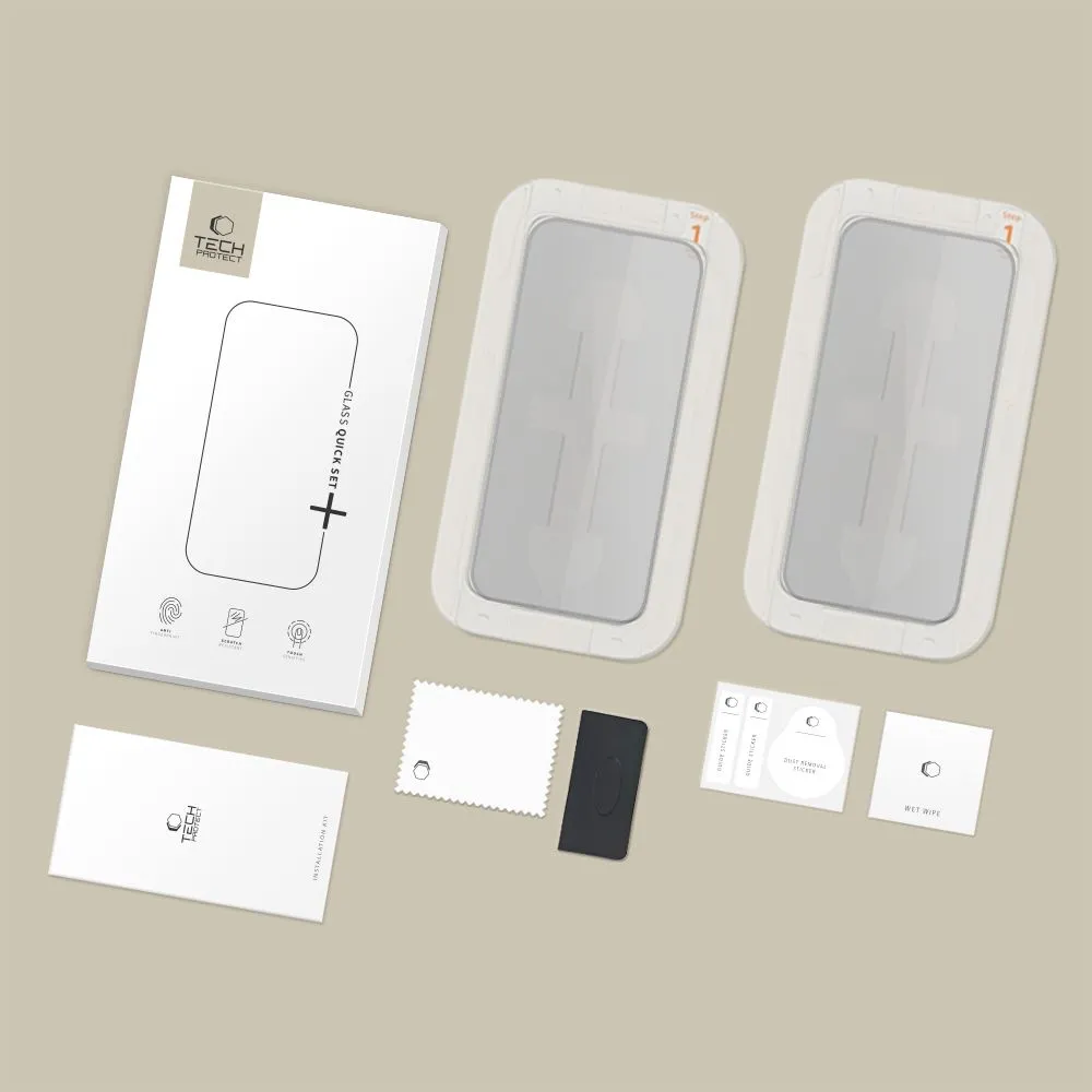 Apple iPhone 12 Pro aizsargstikls  TECH-PROTECT QUICK SET SPY+ PRIVACY 2-PACK