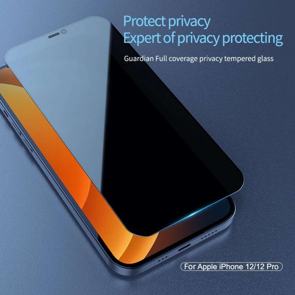 Apple iPhone 12 Pro защитное стекло  Nillkin Guardian Full Coverage Privacy Tempered Glass