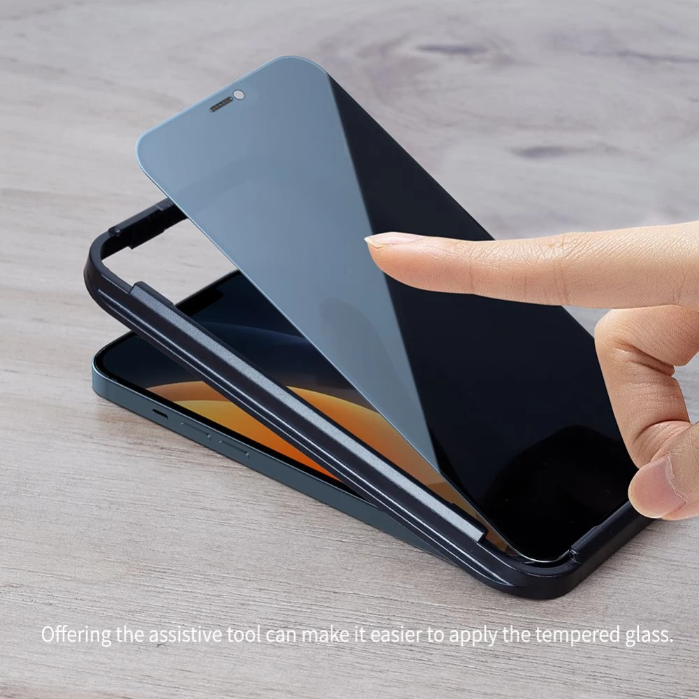 Apple iPhone 12 Pro защитное стекло  Nillkin Guardian Full Coverage Privacy Tempered Glass
